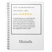 Grappig Custom Book Club Notitieboek (Voorkant)