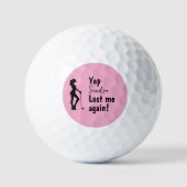 Grappig Custom dames Golfballen (Voorkant)