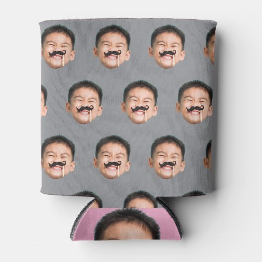 Grappig CusTom Face Verjaardag Favorieten Bachelor Blikjeskoeler (Voorkant)