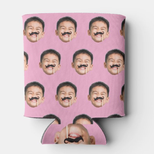 Grappig CusTom Face Verjaardag Favorieten Bachelor Blikjeskoeler (Achterkant)