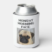 Grappig Custom Mijn Maandag Ochtend Gezicht Foto t Blikjeskoeler (Blikje Voorkant)