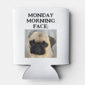 Grappig Custom Mijn Maandag Ochtend Gezicht Foto t Blikjeskoeler (Achterkant)