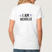 Grappig Custom paar shirten, Naam Vrouwen shirten T-shirt (Achterkant)