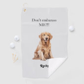 Grappig Custom Pet Waterverf Afbeelding Golfhanddo Golfhanddoek (Insitu)