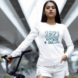 Grappig Custom Year en Kwaliteit Cool Tri-Blend Shirt