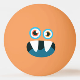 Grappig Cute Blue Monster. Pingpongbal