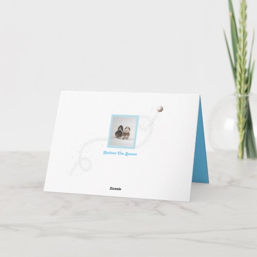 Grappig, Cute Gopher en Golf Ball-Vaderdag Kaart (Achterkant)