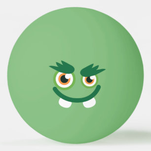 Grappig Cute Green Monster. Pingpongbal