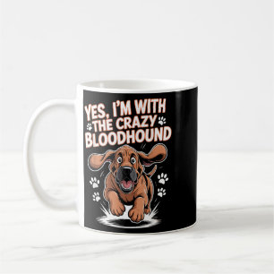Grappig Cute Huisdier Hondenras Met De Crazy Blood Koffiemok