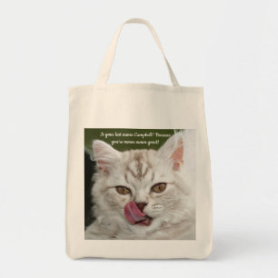 Grappig, Cute Kitten die zijn koepels schoppen Tote Bag
