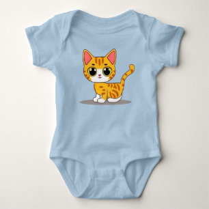 Grappig Cute kitten Romper