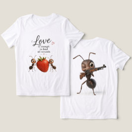 Grappig Cute Mieren Liefde Design T-Shirt – Inspir