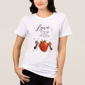 Grappig Cute Mieren Liefde Design T-Shirt – Inspir (Voorkant)