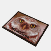 Grappig, Cute Owl Face Welcome Mat (Schuin)
