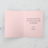 Grappig Cute Pizza Heart Valentijnsdag Greep Feestdagen Kaart (Binnen)