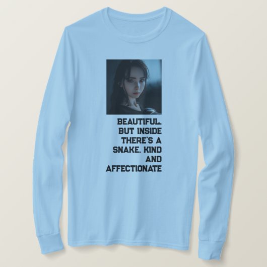 Grappig Cute Slang Foto Zweetshirt T-shirt (Design voorkant)