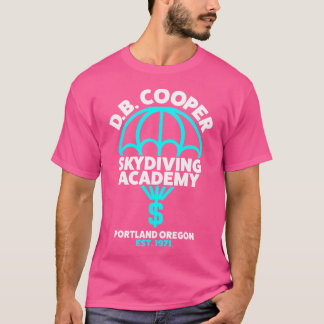 Grappig D.B. Cooper - DB Cooper Skydiving Academy T-shirt