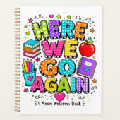 Grappig, daar gaan we weer, ik bedoel terug naar s planner (Voorkant)