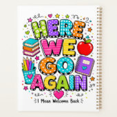 Grappig, daar gaan we weer, ik bedoel terug naar s planner (Achterkant)