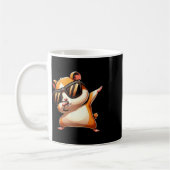 Grappig Dab Dier Dansen Dabbing Hamster Meme Koffiemok (Links)