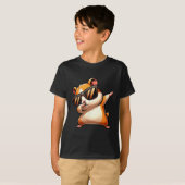Grappig Dab Dier Dansen Dabbing Hamster Meme T-shirt (Voorkant volledig)