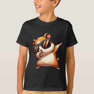 Grappig Dab Dier Dansen Dabbing Hamster Meme T-shirt