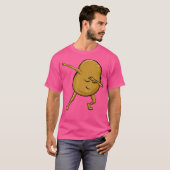 Grappig Dabbing Aardappel Gift Cool Dancing Spuds T-shirt (Voorkant volledig)