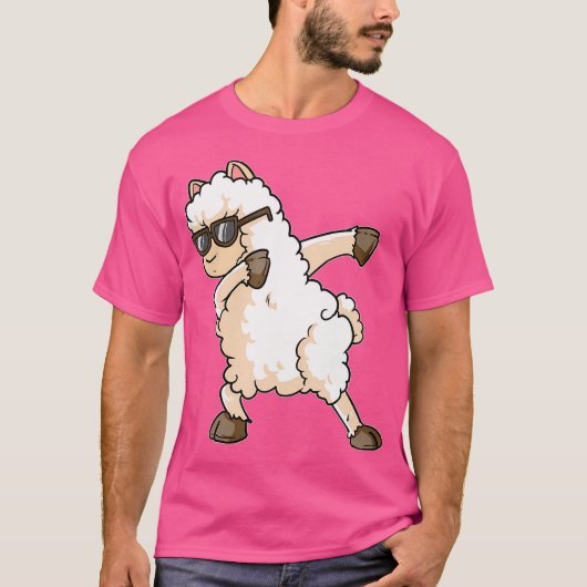 Grappig Dabbing Alpaca Cool Llama Lama Dancing Sch T-shirt (Voorkant)