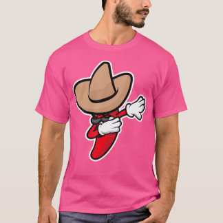 Grappig Dabbing Chili Pepper T Shirt Cinco de Mayo