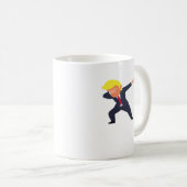 Grappig Dabbing Design Classic Koffiemok (Voorkant rechts)