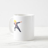 Grappig Dabbing Design Classic Koffiemok (Voorkant links)