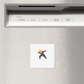 Grappig Dabbing Design Classic Magneet (Insitu (Vaatwasser))