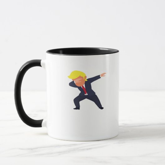 Grappig Dabbing Design Classic Mok (Links)