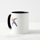 Grappig Dabbing Design Classic Mok (Voorkant links)