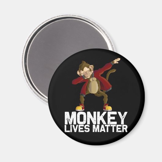 Grappig Dabbing Monkey Magneet (Voorkant / Achterkant)