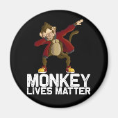 Grappig Dabbing Monkey Magneet (Voorkant)