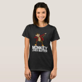Grappig Dabbing Monkey T-shirt (Voorkant volledig)