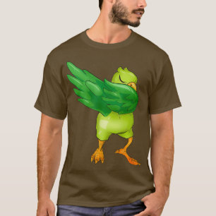 Grappig Dabbing Parrot Gift Kinder Parrot Lover T-shirt