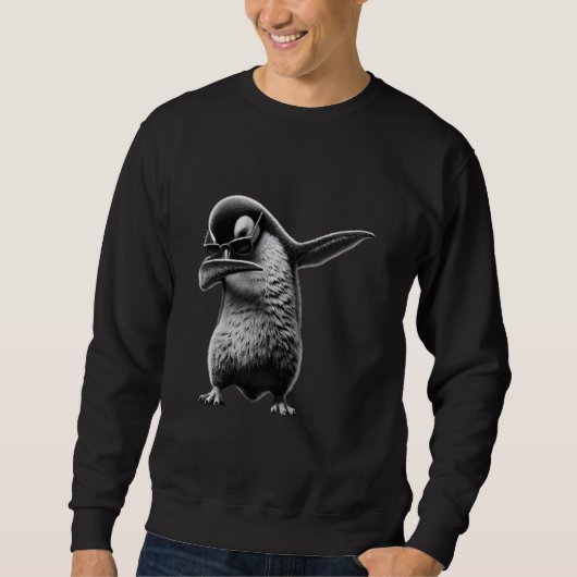 Grappig Dabbing Pinguin Cool Dab Fun Dierenvriend Trui (Voorkant)