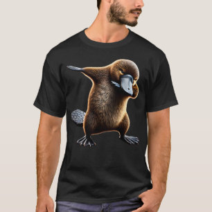 Grappig Dabbing Platypus Lover Schattige Dab Safar T-shirt
