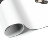 Grappig Dabbing Pompoen Hoofd Honkbal Cadeau Idee Cadeaupapier (Rol Hoek)