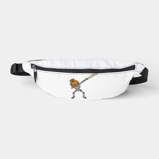 Grappig Dabbing Pompoen Hoofd Honkbal Cadeau Idee Heuptasje (Voorkant)