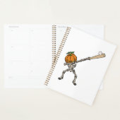 Grappig Dabbing Pompoen Hoofd Honkbal Cadeau Idee Planner (Display)