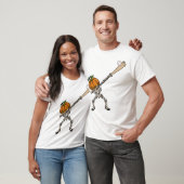 Grappig Dabbing Pompoen Hoofd Honkbal Cadeau Idee T-shirt (Unisex)