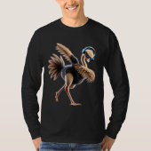 Grappig Dabbing Struisvogel Liefhebber Dab Birdwat T-shirt (Voorkant)