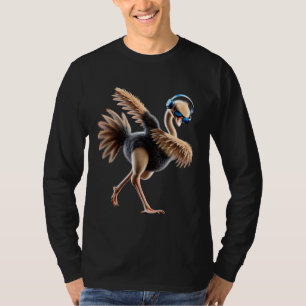 Grappig Dabbing Struisvogel Liefhebber Dab Birdwat T-shirt