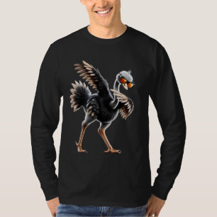 Grappig Dabbing Struisvogel Liefhebber Dab Birdwat T-shirt