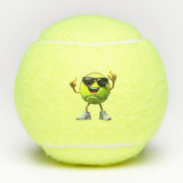 Grappig Dabbing Tennisbal Sportspeler Tennisballen