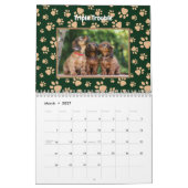 Grappig Dachshund Foto's Aangepast tekstgeluid Kalender (Mar 2027)