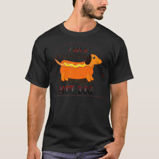 GRAPPIG DACHSHUND HONDENCADEAU IK BEN EEN WANDELEN T-SHIRT